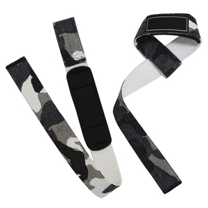 Unique Design Oem Cotton Material Weight Lifting Wrist <b>Straps</b> for Unisex Bodybuilding Powerlifting Strength Training Deadlifts - Product Image 4