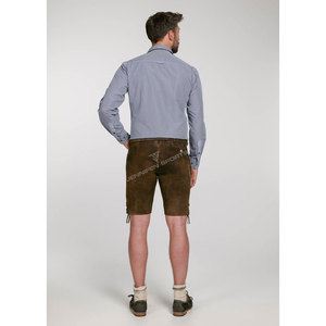 Latest Design <b>Men</b> Bavarian Lederhosen Adults Comfortable Breathable Cowhide Suede <b>Leather</b> Traditional German Oktoberfest <b>Short</b> - Product Image 5