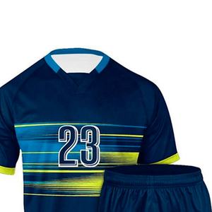 Kits de football de haute qualité Kit complet de football Maillot de football personnalisé Maillot de football à séchage rapide Maillot de football confortable - Product Image 3