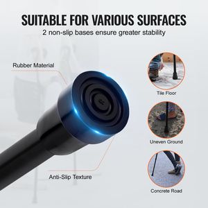 Stampelle per Avambraccio per Adulti, Leggere in Alluminio, Altezza Regolabile a 10 Livelli, Pieghevoli, Attrezzatura per Riabilitazione - Product Image 5