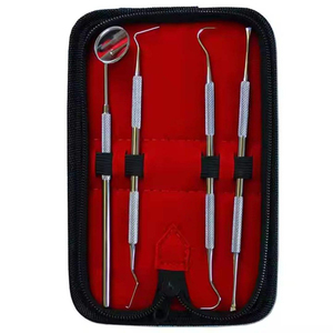 Kit d'instruments chirurgicaux dentaires manuels certifiés CE MDR pour étudiants et surtechniciens, personnalisé, en acier inoxydable allemand, pour examen - Product Image 4