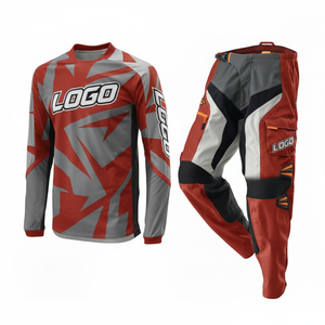 Équipement de motocross personnalisé à séchage rapide en polyester, unisexe, pour adultes, vêtements de course de moto tout-terrain, manches longues, équipement d'équipe de course professionnel, tout - Product Image 6