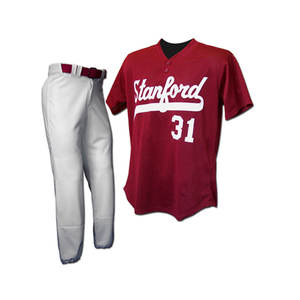 Uniforme de béisbol personalizado OEM de alto rendimiento, camiseta de béisbol con cuello en V, uniforme de equipo de béisbol, material de alta calidad - Product Image 5