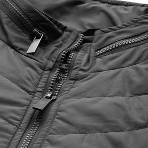 <b>Men</b>’s <b>Lightweight</b> Quilted Puffer <b>Jacket</b> Detachable Hood Slim Fit Windproof Packable Thermal Urban Outerwear OEM - Product Image 4