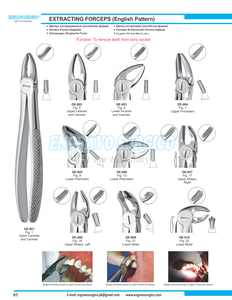 Forceps d'extraction dentaire de qualité professionnelle en acier inoxydable, nouvelle quantité en vrac, prix bas - Product Image 3