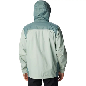Men's Windbreaker <b>Jacket</b> Casual Winter Wear Stand Collar Zipper Front Solid Color <b>Slim</b> <b>Fit</b> Regular Length Quick Dry Seamless - Product Image 1