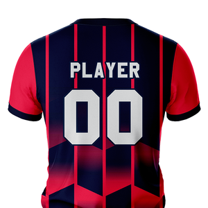 Ensemble de maillots de football personnalisés, col en V, manches courtes, sublimés, 100% polyester, toutes saisons, avec le nom et le numéro de votre équipe - Product Image 5