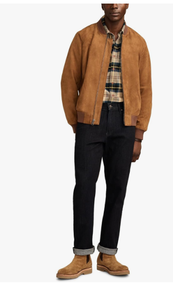 <b>Mens</b> <b>Suede</b> <b>Jacket</b> Luxury Casual Outerwear Soft Hand Feel Modern Style OEM Custom Wholesale Manufacturer Sample Service Available - Product Image 6