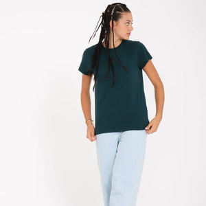 T-shirt court décontracté pour femmes, vêtements décontractés doux pour la rue, vêtements d'été - Product Image 3
