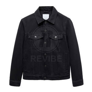 Service OEM, vente en gros, veste en jean pour homme, design optimal, légère, couleur personnalisée, veste en jean pour homme en vente - Product Image 5