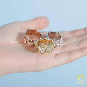 Anillo de Diamante Cultivado en Laboratorio de Plata de Ley 925 de Alta Calidad para Marcas de Joyería de Diseño y Compradores Mayoristas - Product Image 2