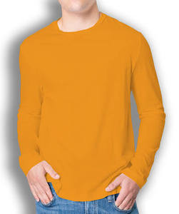 Running Daily Wear <b>Mens</b> <b>Long</b> <b>Sleeve</b> O Neck Plain <b>Tshirt</b> Bulk Manufacturer - Product Image 1