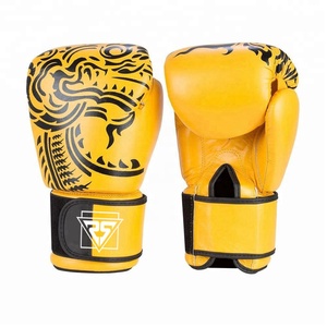 Gants MMA professionnels de conception de logo personnalisé 2024 tailles de cuir PU noir 12oz et 14oz pour les engrenages de combat sportif - Product Image 1