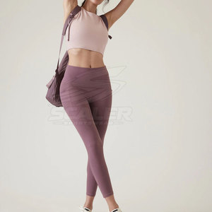 Legging de fitness pour femme, taille mi-haute, élastique, longueur intégrale, sans couture, respirant, écologique, idéal pour l'entraînement et les activités sportives – Vente en gros à prix avantageux - Product Image 6