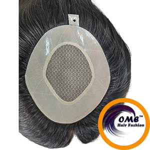 Peluca de cabello indio Remy virgen recto largo Natural con cierre de Base de seda Topper tupé de reemplazo de cabello para mujer 100% de densidad - Product Image 5