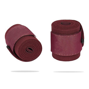 Paquete de 2 Soportes de Muñeca Premium de Nailon Negro Cómodos con Cierre de Gancho y Bucle para Levantamiento de Pesas y Entrenamiento de Fuerza con Doble Correa - Product Image 4