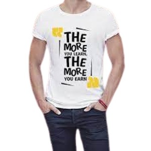 เสื้อยืดคอกลมพิมพ์ลายคุณภาพสูง ผ้าฝ้าย 95% แขนสั้นลำลองสำหรับผู้ชาย พร้อมบริการสั่งทำพิเศษ - Product Image 2