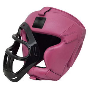 Protège-tête en cuir premium avec structure en fer pour la boxe, le MMA et le Muay Thai, design professionnel personnalisé pour l'entraînement. - Product Image 3