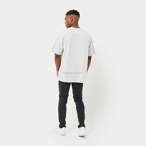 T-shirt oversize pour homme, t-shirts imprimés personnalisés, impression de logo, t-shirts en coton décontractés - Product Image 4