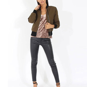 New Style Casual Flight <b>Jacket</b> Factory Made for Women Factory Direct Lightweight Bomber <b>Jacket</b> for Women - Product Image 3