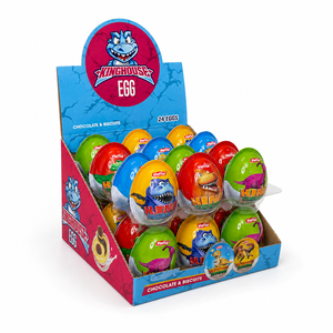 Huevo Sorpresa de Dinosaurio King House, Huevo Sorpresa de Chocolate y Galletas con Juguete de Dinosaurio Coleccionable para Niños - Product Image 4