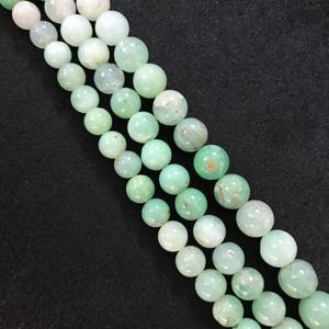 Perles en vrac de chrysoprase naturelle certifiée IGI de qualité AA, 7,5 mm-10 mm, vert feu, pour la fabrication de bijoux et l'artisanat – Vente chaude - Product Image 3