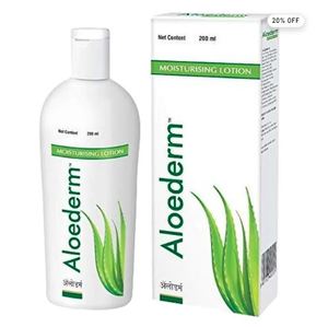 Lotion hydratante Aloederm 200ml Hydratation intense pour peaux sèches et sensibles - Product Image 1