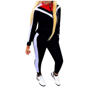 Ensemble de survêtement décontracté deux pièces pour femme avec capuche, imprimé, 100 % coton, pantalon de jogging et tenue de sport pour l'automne - Product Image 4