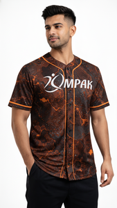 Maillot de baseball personnalisable avec impression par sublimation pour équipes masculines, marques et vêtements de sport promotionnels - Product Image 3