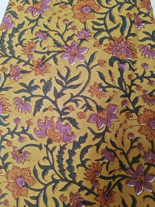 Serviette de cuisine en coton à imprimé floral orange Shree Balajee Garments, serviette décorative pour la cuisine et la salle à manger, lavage à la main - Product Image 5