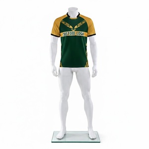 Maillot de rugby personnalisé MEGAMAPLE, respirant, léger, sublimé, séchage rapide, polyester, confortable, durable, vêtements d'équipe unisexes - Product Image 1