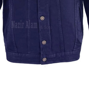 Premium <b>Jeans</b> Winter Jacket Designed For Men <b>Soft</b> Inner Warmth Trendy Streetwear Look Ideal For Winter Season Outfit - Product Image 6
