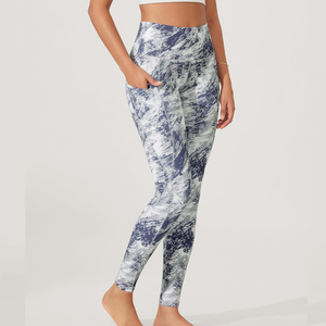 Leggings de yoga de cintura alta de último diseño para verano, lisos, para chicas, marca OEM, precio bajo, gran venta, leggings para damas. - Product Image 4