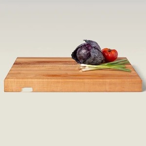 Tabla de Cortar de Madera Gruesa de Primera Calidad, Tabla de Cocina de Madera Maciza con Vetas Naturales Profundas, Superficie Resistente a los Cuchillos - Product Image 6