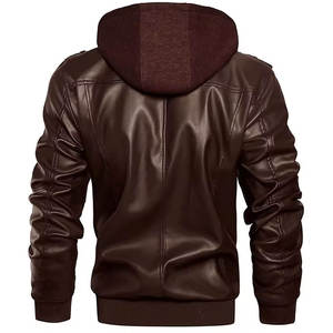 Chaqueta de Cuero Estilo Simple 2025, Venta de Fábrica de Cuero de Pakistán, Chaquetas Bomber de Cuero de Moda Nueva en Alta Calidad - Product Image 4