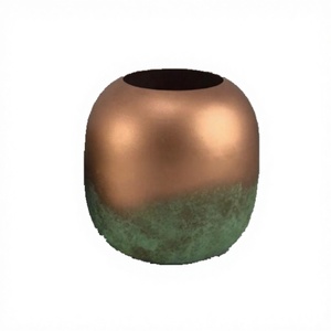 Florero de Hierro, Diseño Rústico Moderno, Hecho a Mano, Ligero, Decoración de Jardín para Mesa, Año Nuevo Chino, Hogar, Hoteles, QAMAR OVERSEAS - Product Image 1