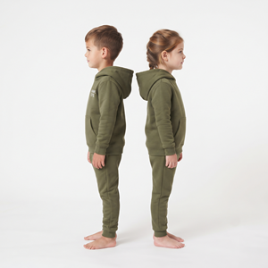 Conjunto Deportivo Clásico Juvenil con Capucha, Unisex, de Algodón, Estilo Jogger, Informal, Personalizable, Ropa Infantil al por Mayor - Product Image 4