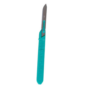 Ensemble de poignées de scalpel chirurgical manuel en acier inoxydable certifié CE, instrument de classe I pour utilisation en salle d'opération - Product Image 3