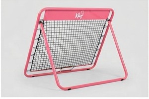 Pink Foldable Soccer Training <b>Rebounder</b> <b>Net</b> for Children Metal Frame All Seasons Use - Product Image 4