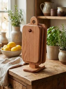 เขียงไม้หนาสำหรับงานหั่นหนัก - Product Image 4