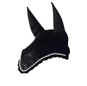 Bonnet anti-mouches pour chevaux de qualité supérieure, conçu sur mesure, tricoté, respirant, pour l'été, protection contre les mouches, fournisseur OEM - Product Image 4