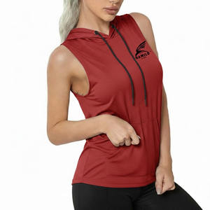 Sudadera con Capucha sin Mangas Personalizada al por Mayor de Alta Calidad para Hombre, con Estampado Multicolor, Talla XS, Básica, Mezcla de Algodón - Product Image 2