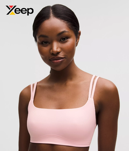 XEEP High Quality Women Yoga Sports <b>Bra</b> XC-SB-83 Solid Simple Breathable Adjustable <b>Straps</b> Removable Pads High Support Quick Dry - Product Image 2