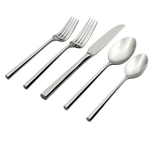 Ensemble de couverts en acier inoxydable, finition miroir moderne, pour la maison et la cuisine, ustensiles de table, prix le plus bas - Product Image 1