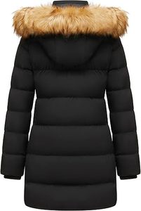 Chaqueta Larga Casual para Mujer, Estilo Parka, Acolchada, con Capucha, para Invierno, Venta al Por Mayor Directa de Fábrica 2026 - Product Image 3