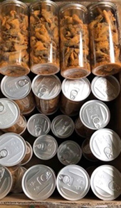 ขนมขบเคี้ยวผิวปลาแซลมอนจริงเคลือบด้วยไข่แดงเค็มขนมอร่อยและกรุบกรอบสำหรับตลาดอาหารทั่วโลก - Product Image 5