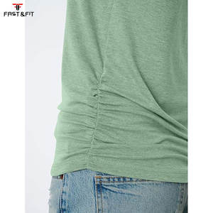 เสื้อกล้ามผู้หญิงพิมพ์โลโก้คุณภาพสูงตามสั่ง ผ้าฝ้าย 100% แห้งเร็ว ระบายอากาศได้ดี น้ำหนักเบา ผ้าถัก สวมใส่สบาย - Product Image 6