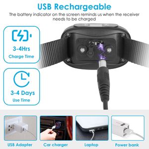 Sistema de Contención para Perros con GPS Inalámbrico Recargable, Resistente al Agua IPX7, Alcance de 98-3280 Pies, Collar Eléctrico para Uso en Exteriores - Product Image 6