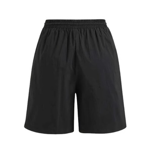 Shorts pour hommes de haute qualité, 180 grammes, 100% polyester, uni, décontracté, taille mi-haute élastique, séchage rapide, grande taille, satin - Product Image 6