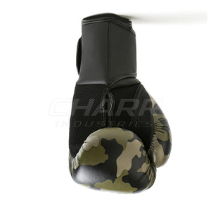 Custom Design Leather <b>Boxing</b> Gloves with High Density Padding Comfortable Fit Hook and Loop Closure Non-Slip High Quality - Product Image 5